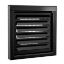 Picture of Inovate 6" Flush Metal Wall Vent Black Part# FRV6K