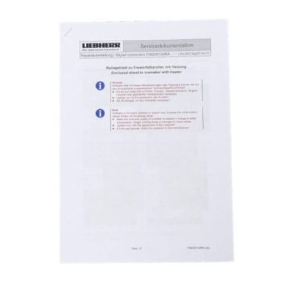 Picture of Liebherr Insert Part# 7082001