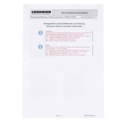 Picture of Liebherr Insert Part# 708200100