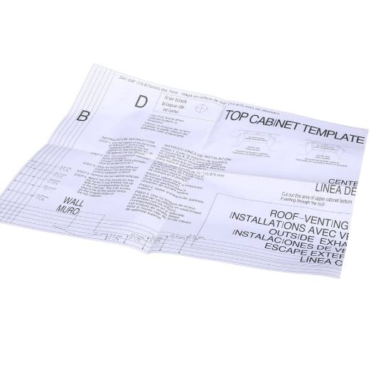 Picture of Magic Chef Top Cabinet Template (160/165) Part# 3516004400