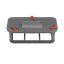 Picture of Midea Lint Handle Assembly Part# 12138200004529