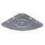 Picture of Midea Levelling Feet Corner Plate Part# 12232000010561