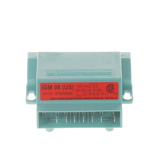 Picture of Miele Ignition Transformer 6-Fold Part# 9929770