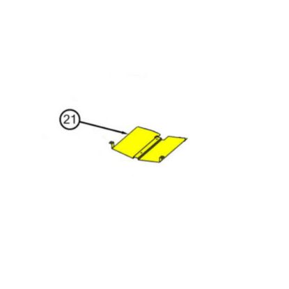 Picture of Viking Baffle, Broil Burner Part# 031766-000